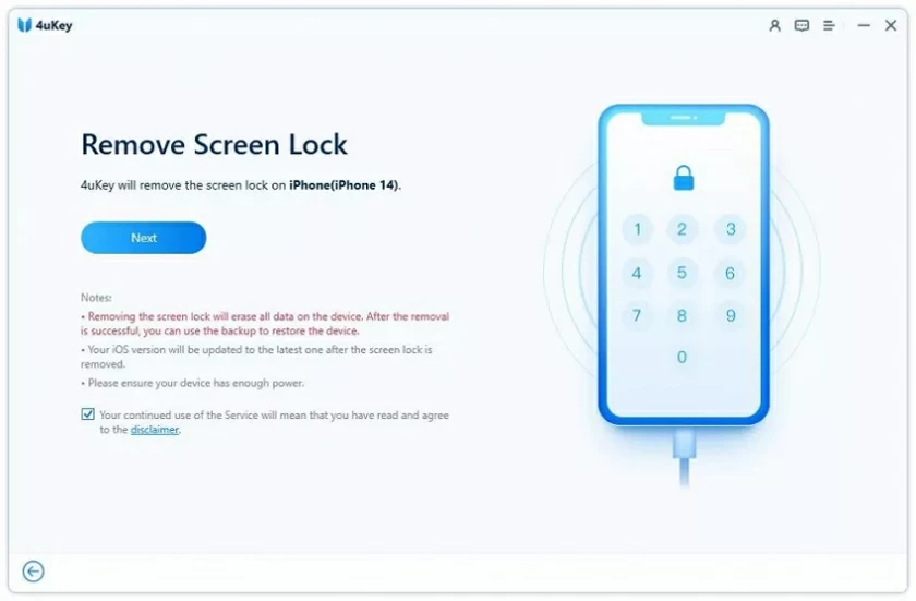 4个免费iPhone密码解锁软件2