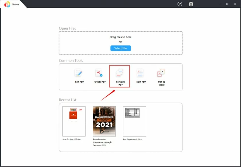 如何在Windows上合并PDF文件1