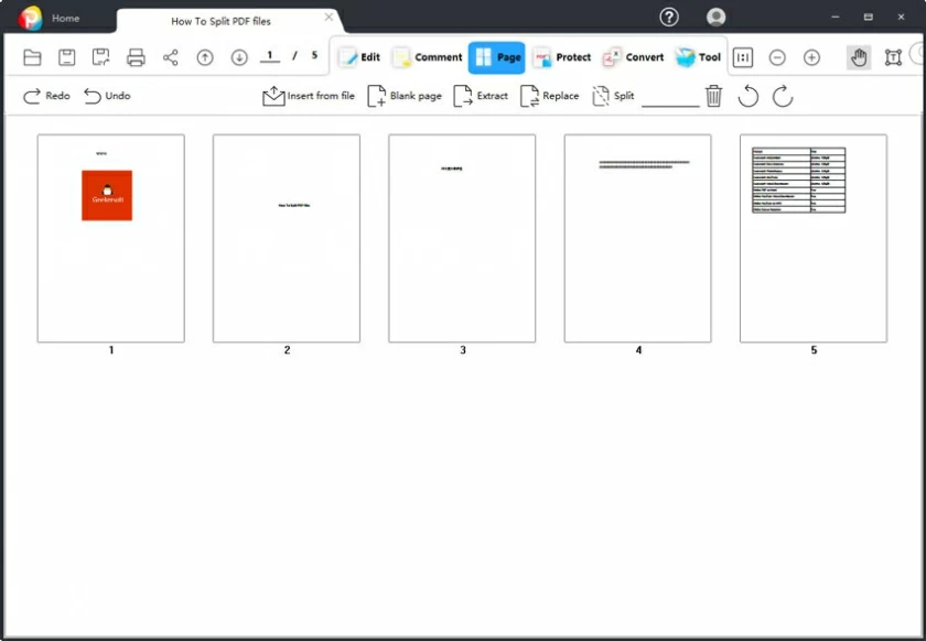 如何拆分PDF文件2