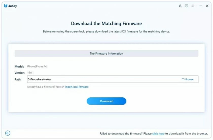 如何使用iPhone屏幕解锁(4uKey)5